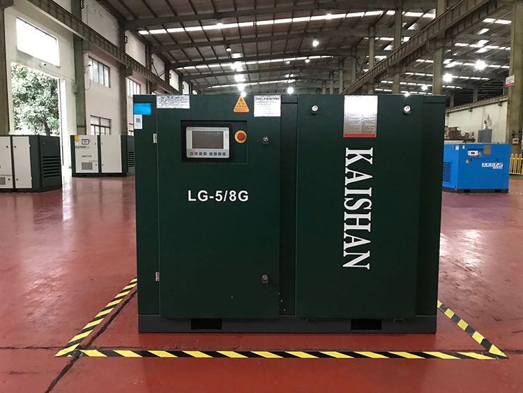 LG là dòng máy trung cấp của máy nén khí trục vít của Khai Sơn